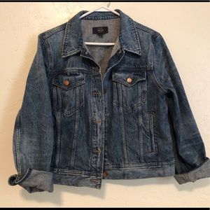 JCrew Factory denim jacket Large